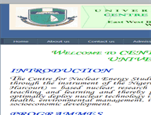 Tablet Screenshot of cnes.uniport.edu.ng